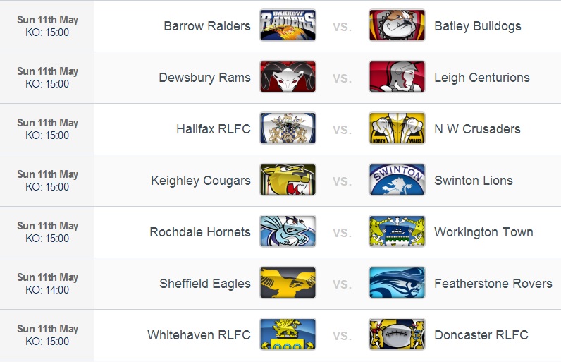 20140507 - Programme round 10 Championship