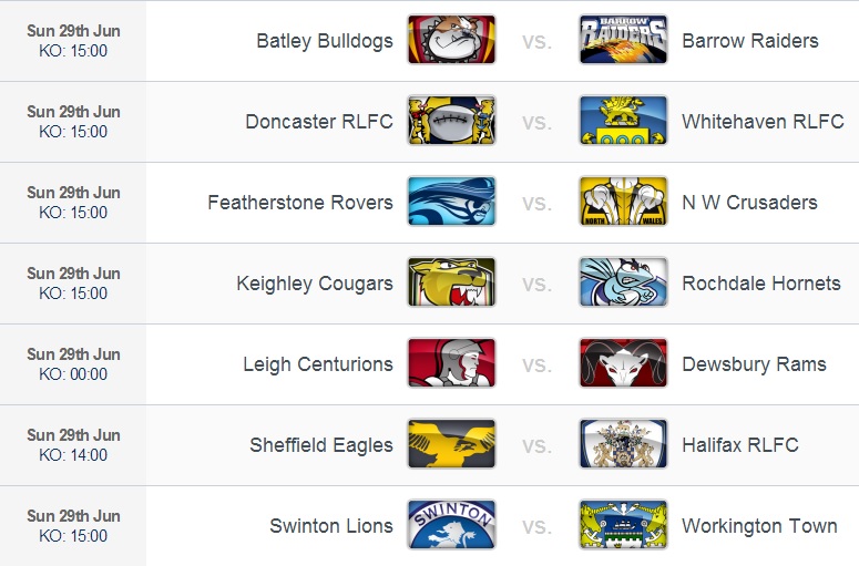 20140626 - Programme round 17 Championship