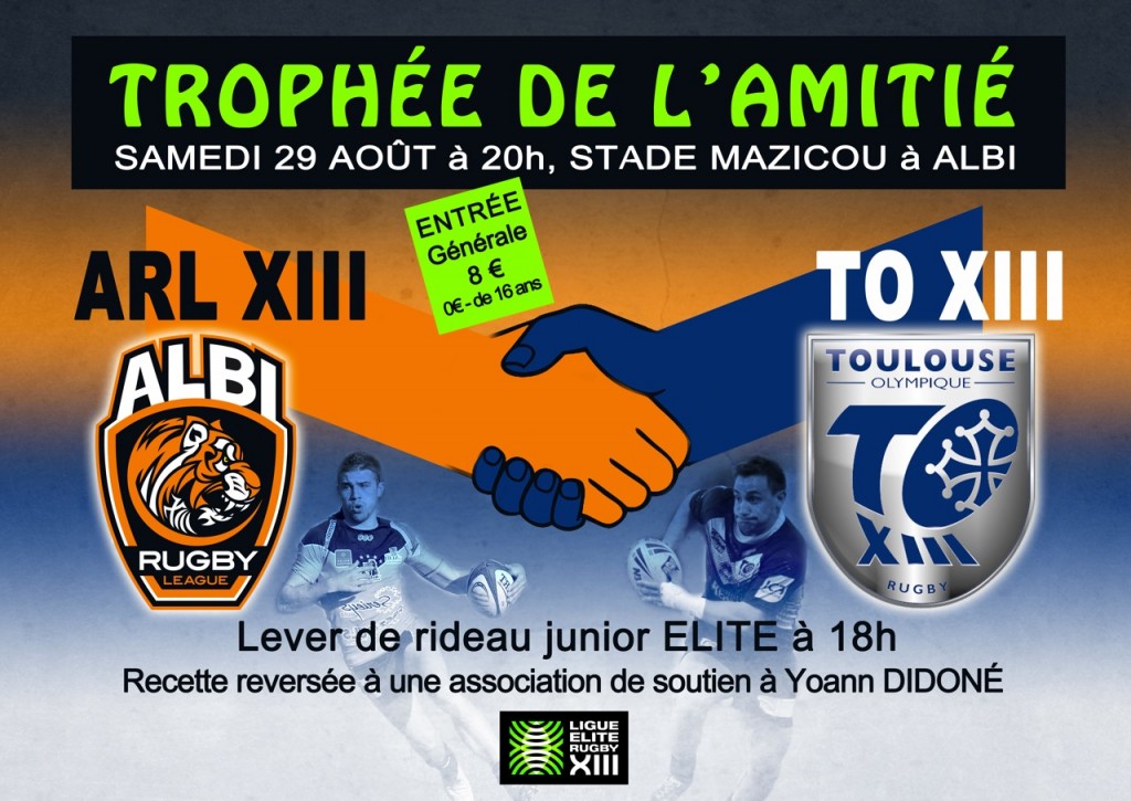 Affiche Albi RL - TO Broncos - 29.08.15