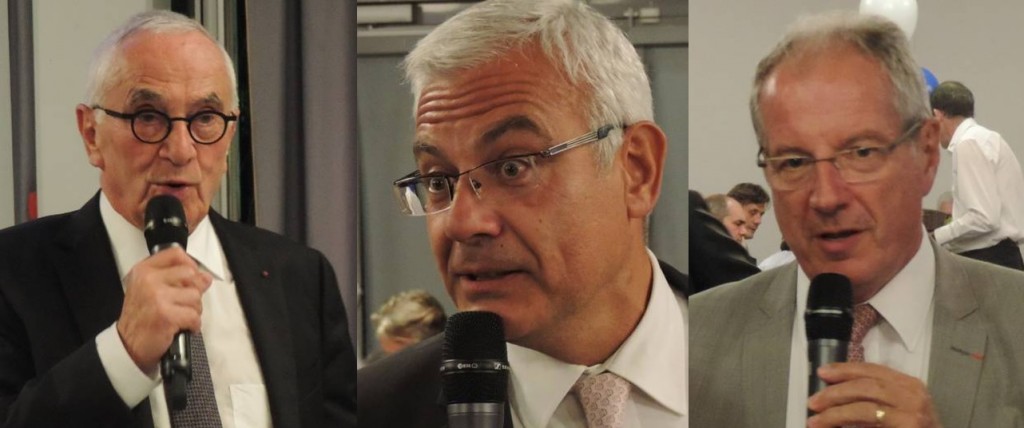 Martin MALVY, Alain DI CRESCENZO et Jean Michel VERNHES ont tour à tour pris la parole – Crédit TOXIII