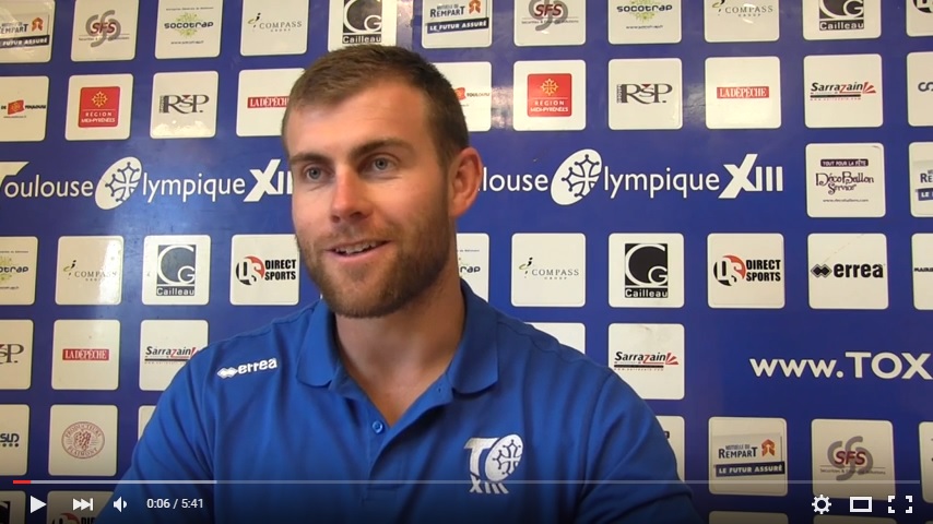 Interview présentation de Rhys CURRAN - Toulouse Olympique