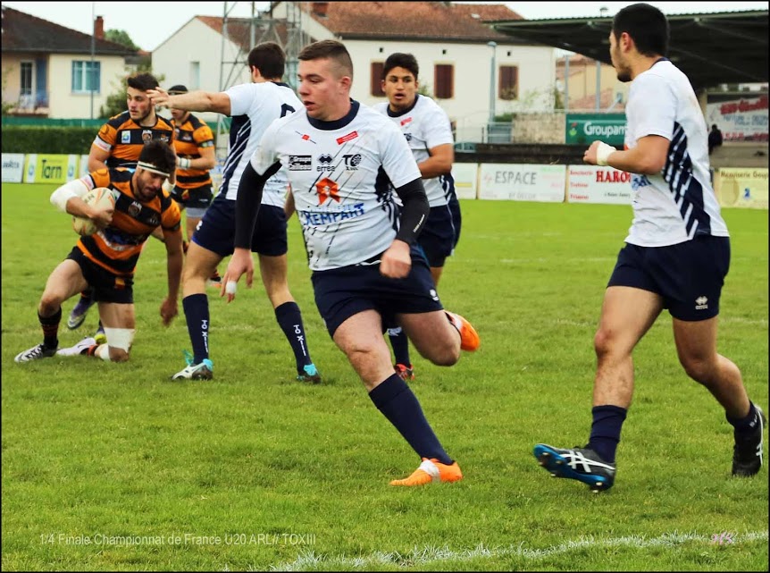 Les juniors du Toulouse Olympique XIII ce samedi face à la formation d’Albi - Crédit Albi Rugby League