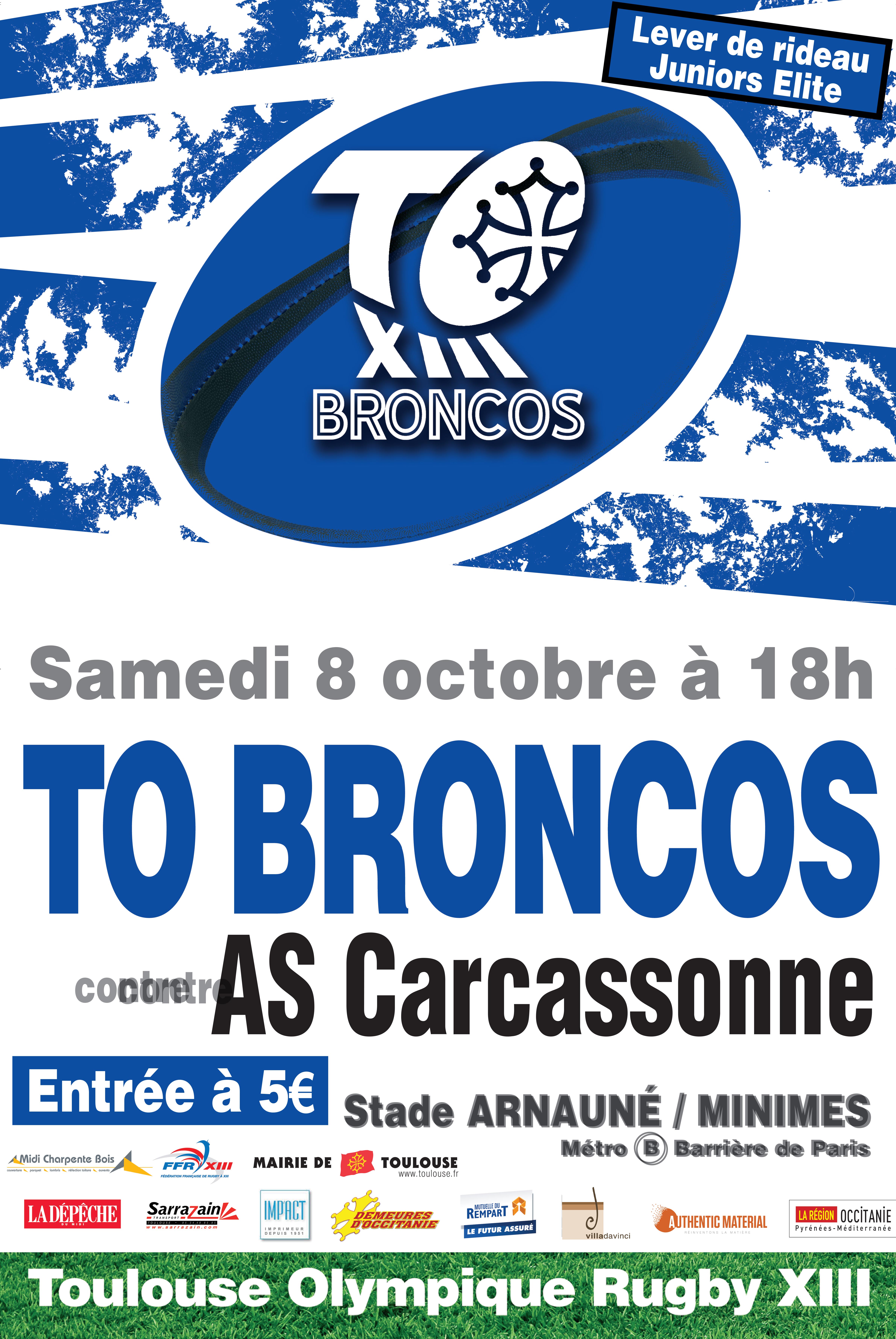 Affiche A3 TO Broncos 2016-2017