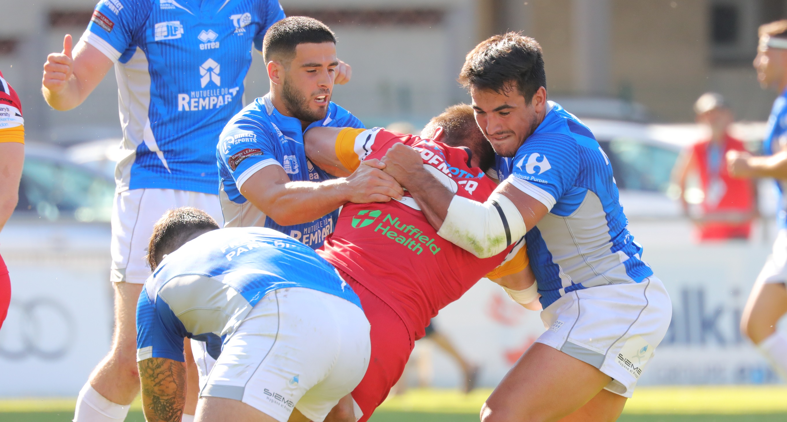 Match âpre entre le TO et Londres © Bernard RIEU