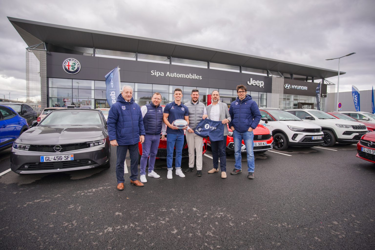 SIPA Automobiles nouveau partenaire mobilité du TO XIII Toulouse