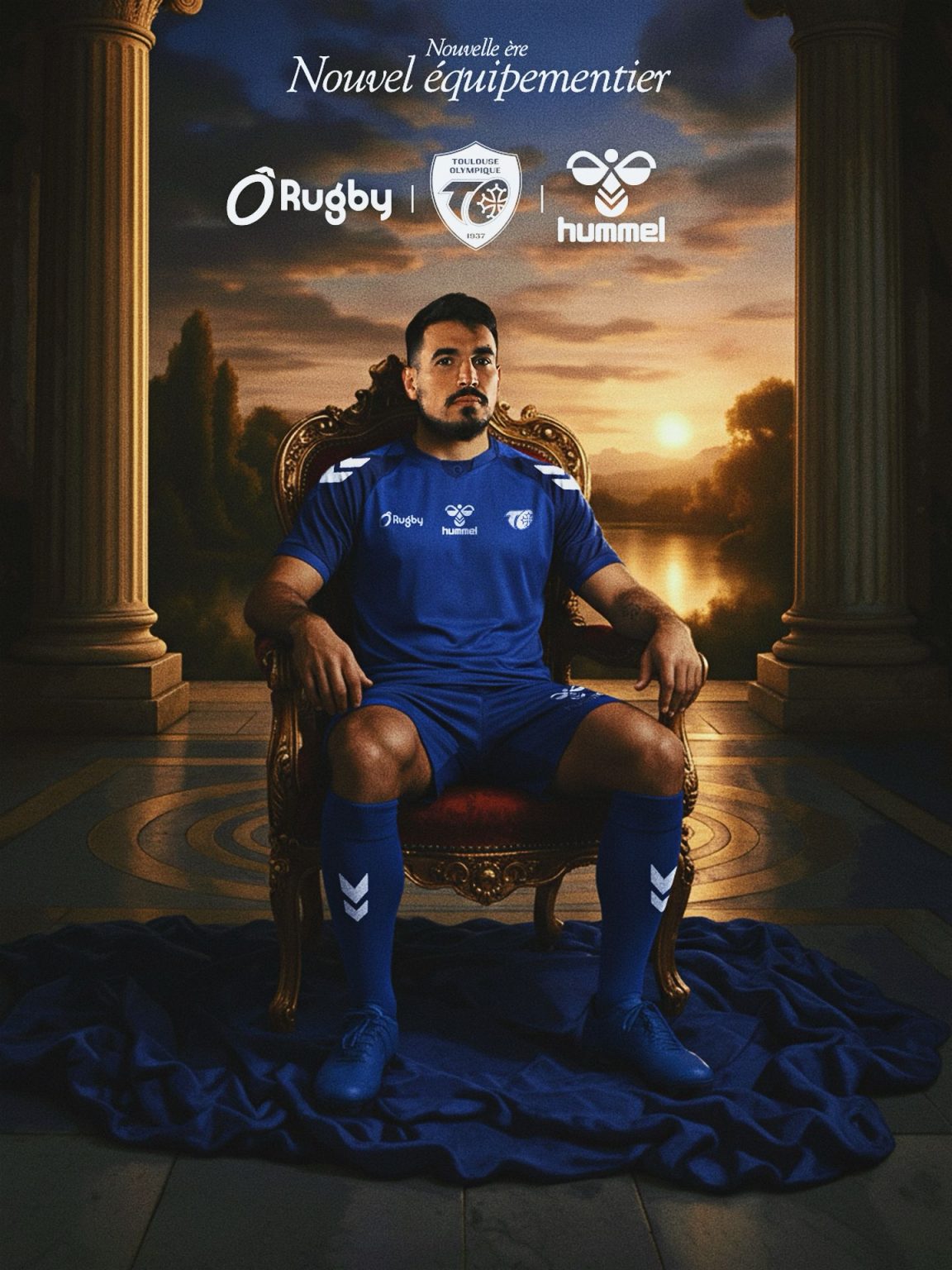 Hummel devient partenaire officiel du Toulouse Olympique distribué par Ô Rugby