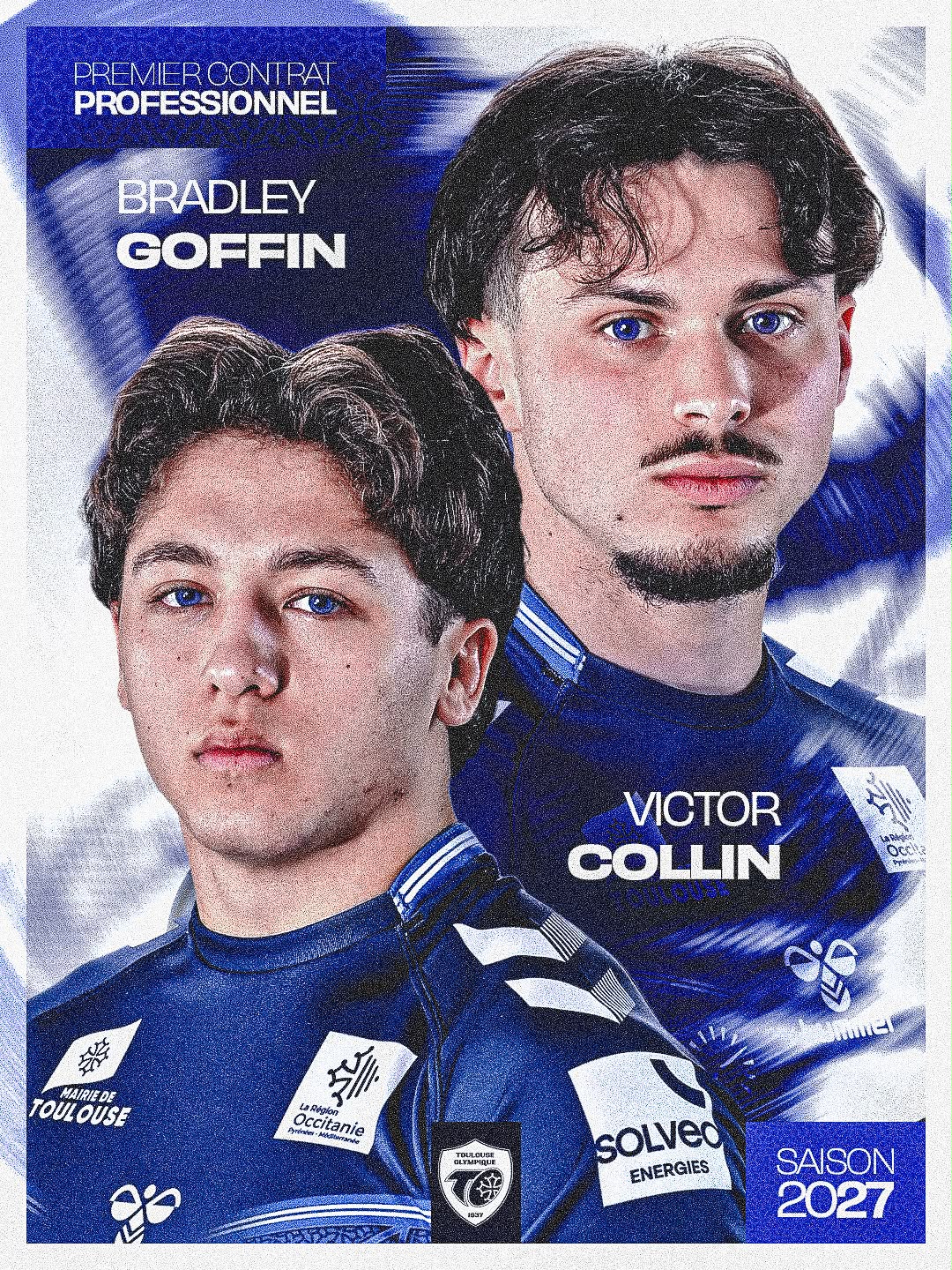 Two Toulouse Olympique Academy Graduates Sign Their First Professional Contracts.