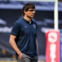 Picture by Alex Whitehead/SWpix.com - 30/04/2022 - Rugby League - Betfred Super League: Round 11 - Hull FC vs Toulouse Olympique - MKM Stadium, Hull, England - Toulouse’s Head Coach Sylvain Houles.